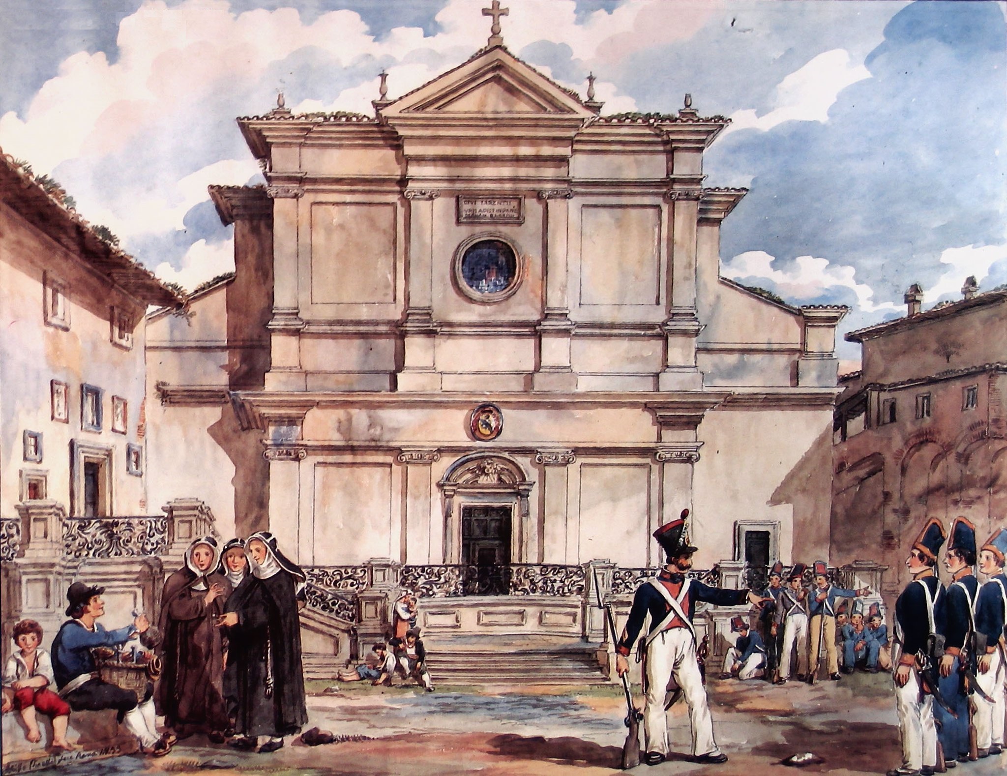S.Lorenzo in Panisperna, Achille Pinelli, 1833